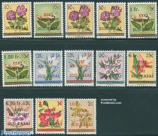 Congo (Kinshasa) 1961 Sud Kasai, Flowers 13v, Mint NH, Nature - Flowers & Plants - Other & Unclassified