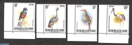 Ivory Coast 1980 Birds 4v, Mint NH, Nature - Birds - Unused Stamps