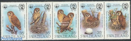 Eswatini/Swaziland 1982 WWF/Fish Owl 5v [::::], Mint NH, Nature - Birds - Owls - World Wildlife Fund (WWF) - Swaziland (1968-...)