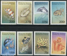 Comoros 1999 Marine Life 8v, Mint NH, Nature - Fish - Sea Mammals - Fishes