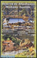Peru 2004 Allpahuayo Reserve 4v [+], Mint NH, Nature - Birds - Frogs & Toads - Reptiles - Other & Unclassified