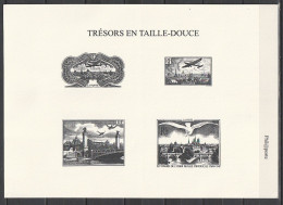 Document Philatélique, Trésor En Taille Douce. - Documents Of Postal Services