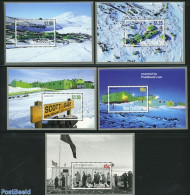 New Zealand 2007 Celebrating Science On Ice 5 S/s, Mint NH, Science - The Arctic & Antarctica - Ongebruikt