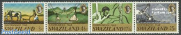 Eswatini/Swaziland 1968 Independence 4v [:::], Mint NH, Science - Transport - Various - Mining - Cableways - Agricultu.. - Andere (Lucht)