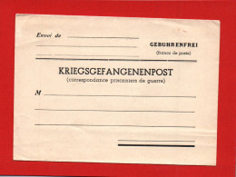 (RECTO / VERSO) ENTIER POSTAL CORRESPONDANCE PRISONNIERS DE GUERRE VIERGE - KRIEGSGEFANGENENPOST - Cartas & Documentos