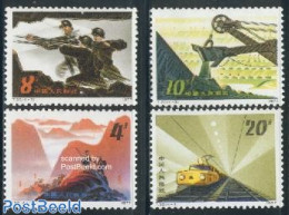 China People’s Republic 1978 Coal Mining 4v, Mint NH, Science - Transport - Mining - Railways - Neufs