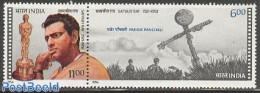 India 1994 Satyajit Ray 2v [:], Mint NH, Performance Art - Movie Stars - Art - Sculpture - Unused Stamps