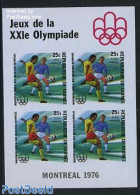 Guinea, Republic 1976 Olympic Games, Football S/s Imperforated, Mint NH, Sport - Football - Olympic Games - Other & Unclassified