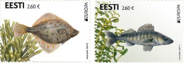 Estonia 2024 . EUROPA  CEPT. (Fishes, Flora). 2v. - Estonie