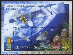 Niuafo'ou 2000 Stamp Expo 2000, Space S/s, Mint NH, Transport - Space Exploration - Autres & Non Classés