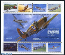 Grenada 1995 End Of World War II 8v M/s, Mint NH, History - Transport - World War II - Aircraft & Aviation - WW2 (II Guerra Mundial)