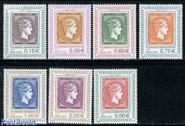 Greece 2011 150 Years Stamps 7v, Mint NH, Stamps On Stamps - Nuevos