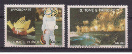Sto. Tome & Principe 1992 - Olympic Games Barcelona 92 Gold Mnh** - Ete 1992: Barcelone