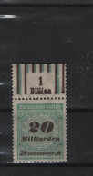 Deutsches Reich  Michel Kat.Nr. Postfr/** 329W Geprüft - Unused Stamps