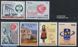 Greece 1998 Mixed Issue 6v, Mint NH, Health - History - Religion - Various - Health - Europa Hang-on Issues - Cloister.. - Neufs