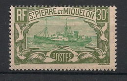 SPM - 1932-33 - N°YT. 144 - Chalutier 30c Vert - Neuf Luxe ** / MNH / Postfrisch - Ungebraucht