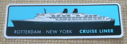 AUTOCOLLANT REGION ROTTERDAM NEW YORK CRUISE LINER - THEME BATEAU - Aufkleber