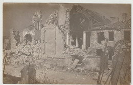 2420 1° Mise En Vente Cp N°17 Voir Descriptif Village Ruines  à L'arriére Du Front Retrait Le 02-06 - Guerre 1914-18