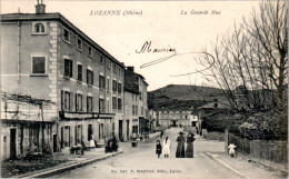 Lozanne Canton D'Anse La Grande Rue Rhône 69380 Cpa Voyagée En B.Etat - Autres & Non Classés