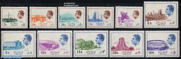 Iran/Persia 1974 Definitives 11v, Mint NH, Nature - Science - Sport - Various - Water, Dams & Falls - Telecommunicatio.. - Telekom