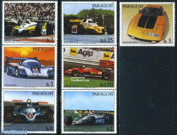 Paraguay 1983 Autosport 7v, Mint NH, Sport - Transport - Autosports - Sport (other And Mixed) - Automobiles - Ferrari - Auto's
