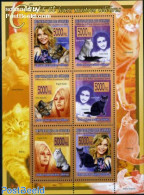 Guinea, Republic 2008 Cats 6v M/s, Mint NH, History - Nature - Performance Art - Netherlands & Dutch - World War II - .. - Geografia