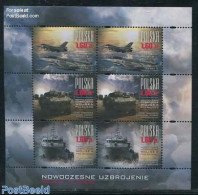 Poland 2013 Modern Army Transport M/s, Mint NH, History - Transport - Militarism - Aircraft & Aviation - Ships And Boats - Unused Stamps