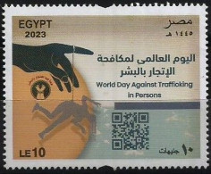 Egypt - 2023 World Day Against Trafficking In Persons  -  Complete Issue - MNH - Unused Stamps