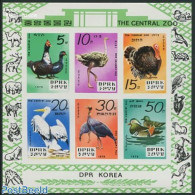 Korea, North 1979 Birds In Zoo 6v M/s, Imperforated, Mint NH, Nature - Birds - Ducks - Poultry - Korea, North