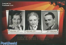 Poland 2013 Film & Theatre Stars 3v M/s, Mint NH, Performance Art - Movie Stars - Theatre - Unused Stamps