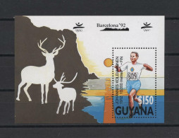 Guyana 1991 - Olympic Games Barcelona 92 Gold Mnh** - Estate 1992: Barcellona