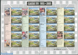 Great Britain 2005 Classic ITV, Label Sheet, Mint NH - Nuevos