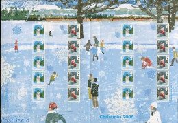 Great Britain 2006 Christmas, Label Sheet, Mint NH, Religion - Christmas - Nuevos