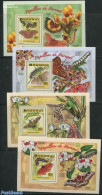 Burundi 2014 Butterflies 4 S/s, Mint NH, Nature - Butterflies - Autres & Non Classés