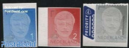 Netherlands 2015 Definitives With Year 2015 And New Crown 3v, Mint NH - Neufs