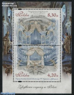 Poland 2015 Antique Organs S/s, Mint NH, Performance Art - Music - Musical Instruments - Unused Stamps