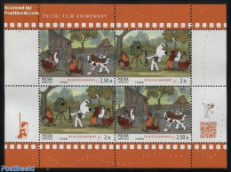Poland 2016 Polish Animation Film M/s, Mint NH, Nature - Performance Art - Animals (others & Mixed) - Birds - Dogs - P.. - Unused Stamps