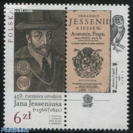 Poland 2016 Jan Jessenius 1v+tab, Joint Issue Czech Republic, Slovakia, Hungary, Mint NH, Health - Nature - Various - .. - Neufs