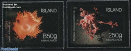 Iceland 2016 Ecological Seabed 2v S-a, Mint NH, Nature - Flowers & Plants - Shells & Crustaceans - Nuovi