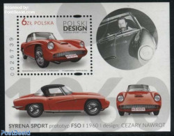 Poland 2016 Polish Design, Syrena Sport S/s, Mint NH, Transport - Automobiles - Nuevos