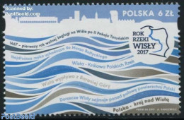 Poland 2017 Year Of The River Vistula 1v, Mint NH, Nature - Water, Dams & Falls - Nuevos