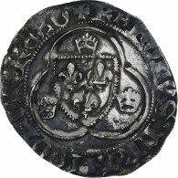 France, Charles VII, Blanc à La Couronne, 1436-1461, Orléans, Billon, TTB - 1422-1461 Karel VII