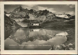 11303191 Zermatt VS Schwarzsee Kapelle Und Ober Gabelhorn Zermatt - Sonstige & Ohne Zuordnung