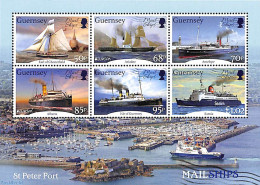 Guernsey 2020 Mailships 6v M/s, Mint NH, History - Transport - Europa (cept) - Ships And Boats - Boten
