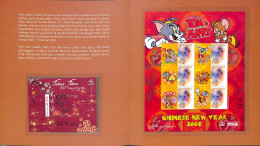 Indonesia 2020 Year Of The Rat, Special Pack, Mint NH, Various - New Year - Art - Comics (except Disney) - New Year