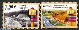 Estonia 2020 Europa, Old Postal Roads 2v, Mint NH, History - Europa (cept) - Post - Correo Postal