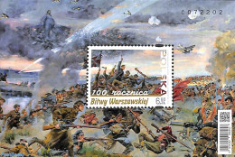 Poland 2020 Battle Of Warsaw S/s, Mint NH, History - World War II - Nuevos