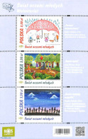 Poland 2020 Children Paintings 3v M/s, Mint NH, Art - Children Drawings - Unused Stamps