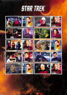 Great Britain 2020 Star Trek Sheet S-a, Mint NH, Performance Art - Film - Movie Stars - Art - Science Fiction - Unused Stamps