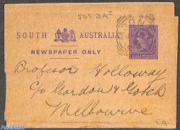 Australia, South Australia 1880 Wrapper 1/2d, Used, Used Postal Stationary - Autres & Non Classés